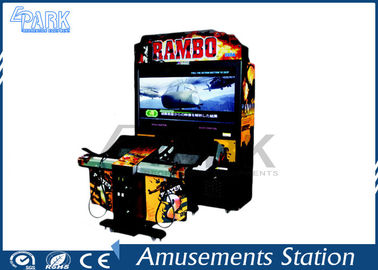 Машины аркады 55 дюймов РАМБО 2 снимая для дисплея цифров 3д игрового центра