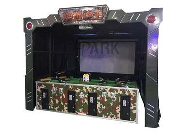 4 Players Interactive Projection Game Machine Hunting Hero Rcade Coin Operated Gun Shooting